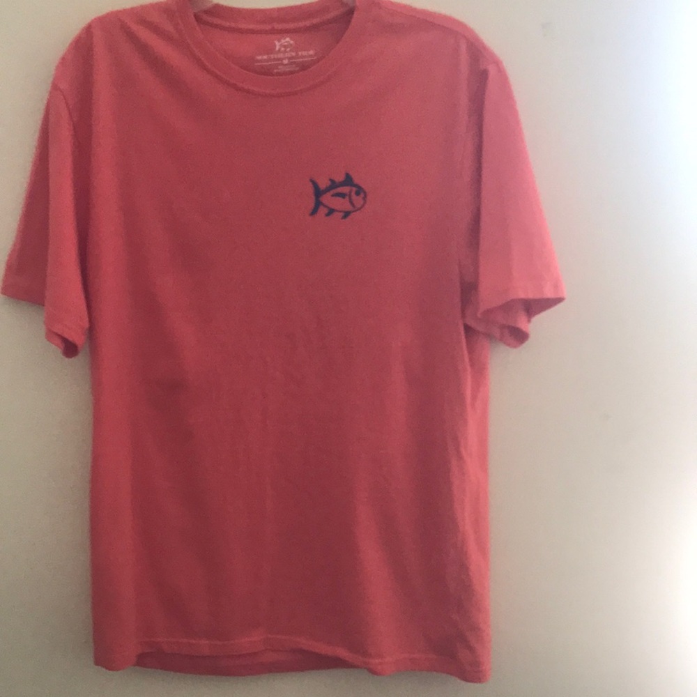 Southern Tide Mens Orange T-shirt